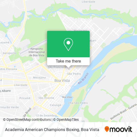 Academia American Champions Boxing map