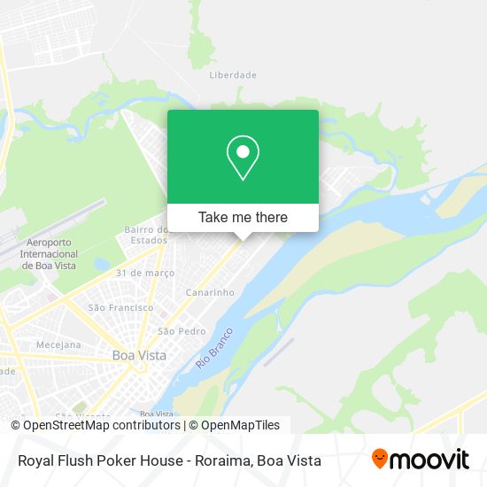 Royal Flush Poker House - Roraima map