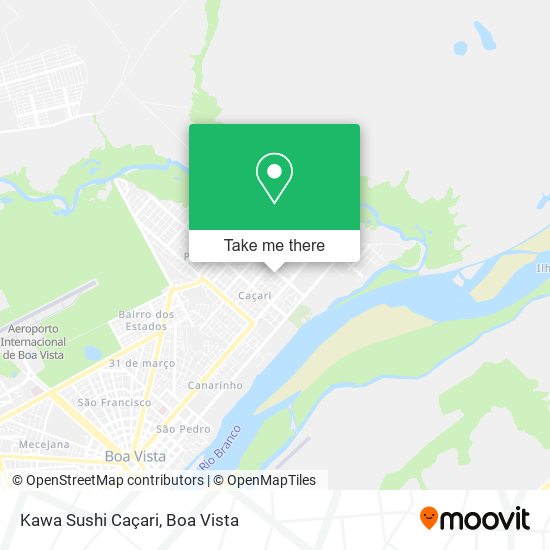 Kawa Sushi Caçari map