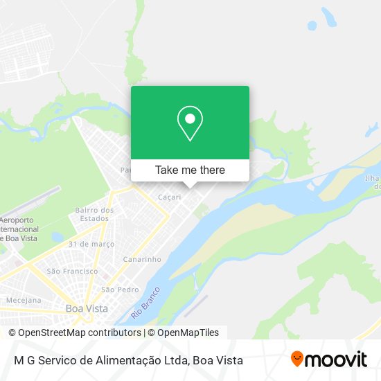 M G Servico de Alimentação Ltda map