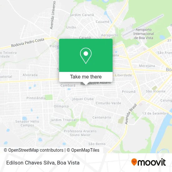 Edilson Chaves Silva map