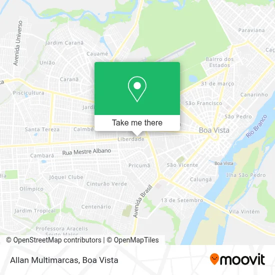 Allan Multimarcas map