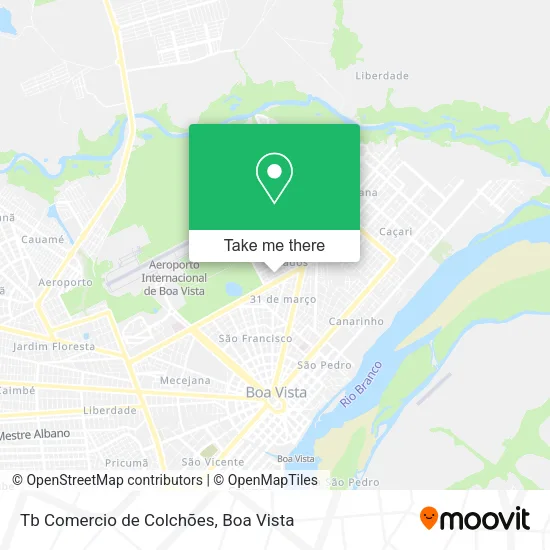 Tb Comercio de Colchões map