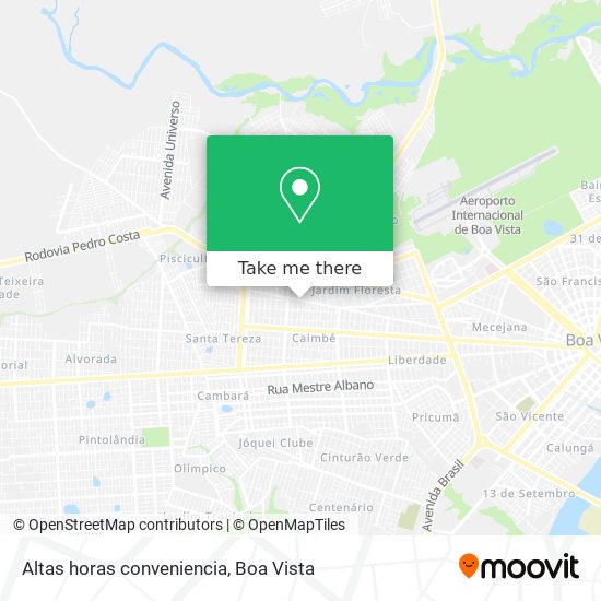 Altas horas conveniencia map