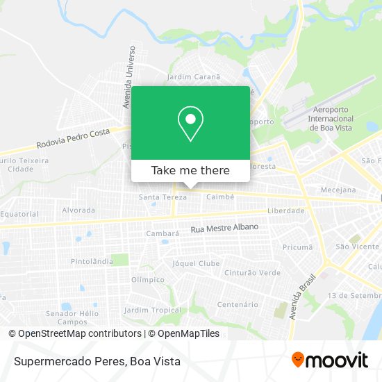 Supermercado Peres map