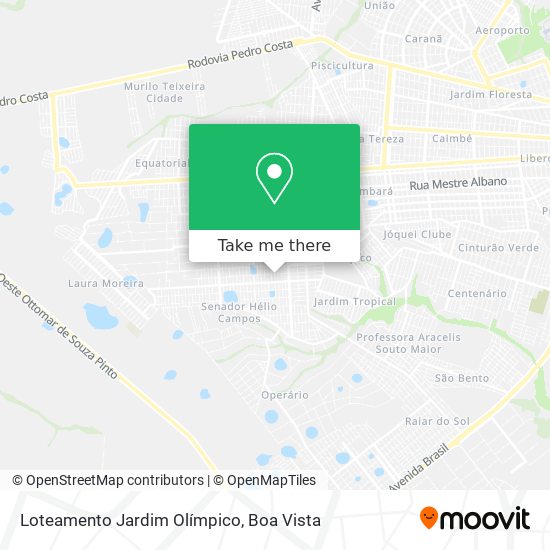 Loteamento Jardim Olímpico map