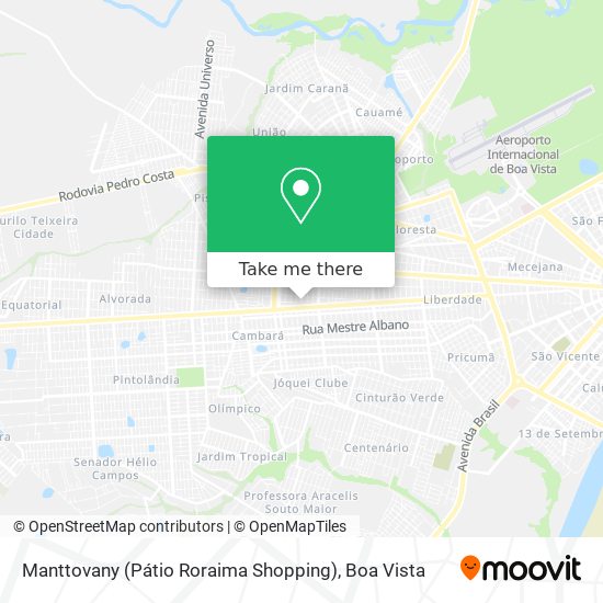 Manttovany (Pátio Roraima Shopping) map