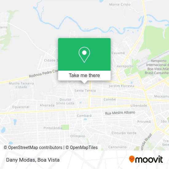 Dany Modas map