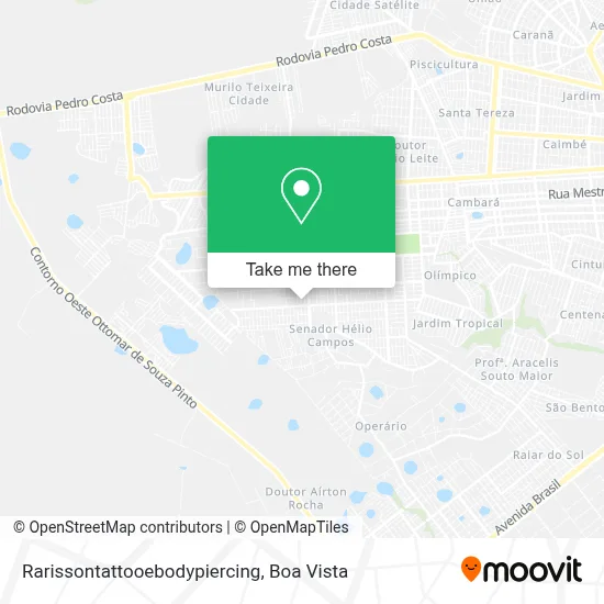 Rarissontattooebodypiercing map