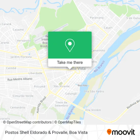 Postos Shell Eldorado & Provalle map