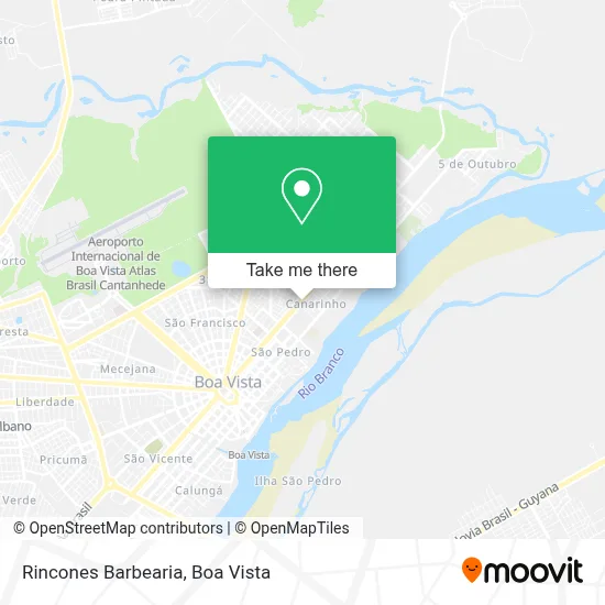 Rincones Barbearia map