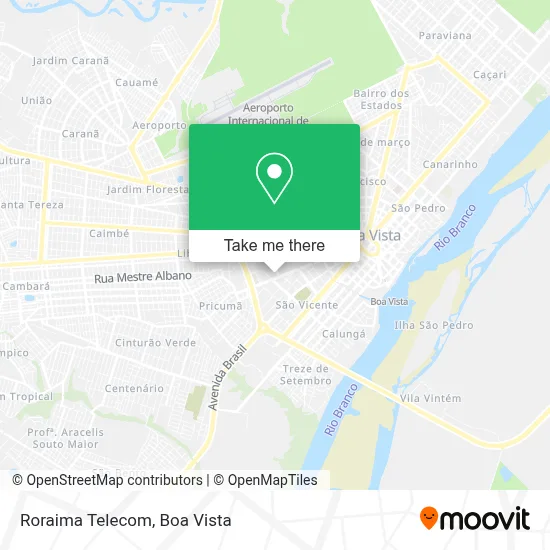 Roraima Telecom map