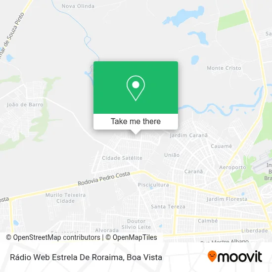 Rádio Web Estrela De Roraima map