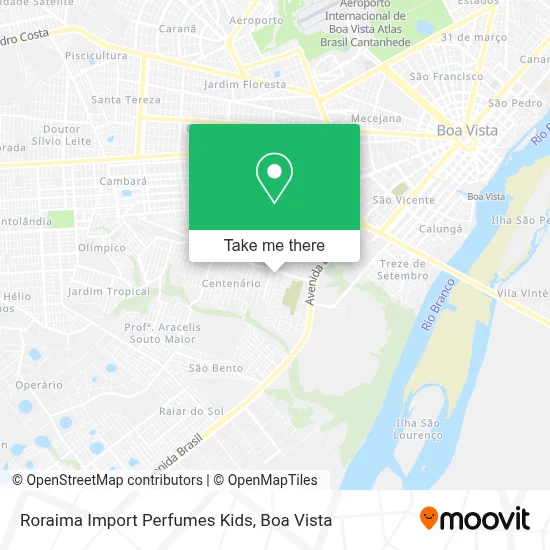 Roraima Import Perfumes Kids map