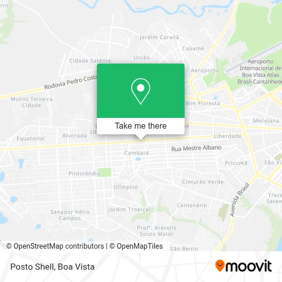 Posto Shell map