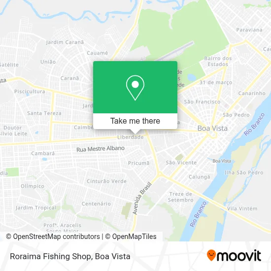 Roraima Fishing Shop map
