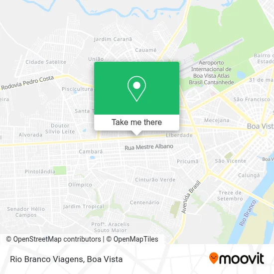 Rio Branco Viagens map