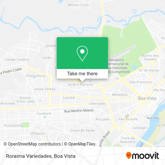 Roraima Variedades map