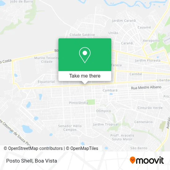 Posto Shell map