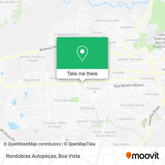 Rondobras Autopeças map