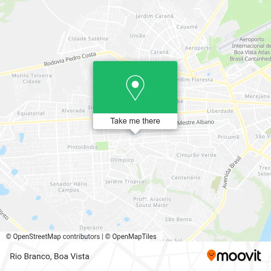 Rio Branco map