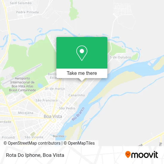 Rota Do Iphone map