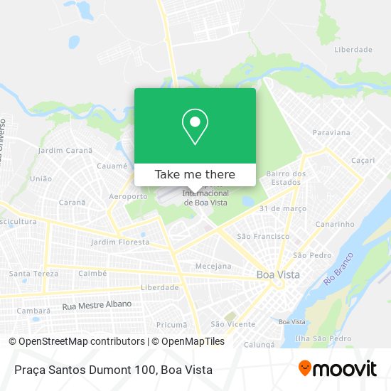 Praça Santos Dumont 100 map