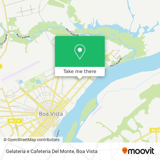 Gelateria e Cafeteria Del Monte map