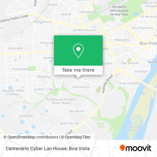 Centenário Cyber Lan House map