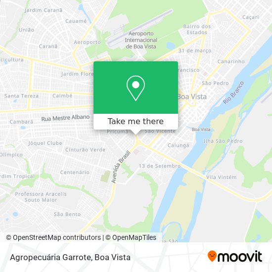 Agropecuária Garrote map