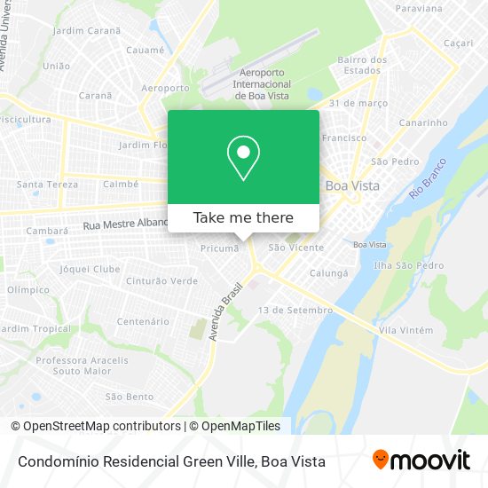 Mapa Condomínio Residencial Green Ville