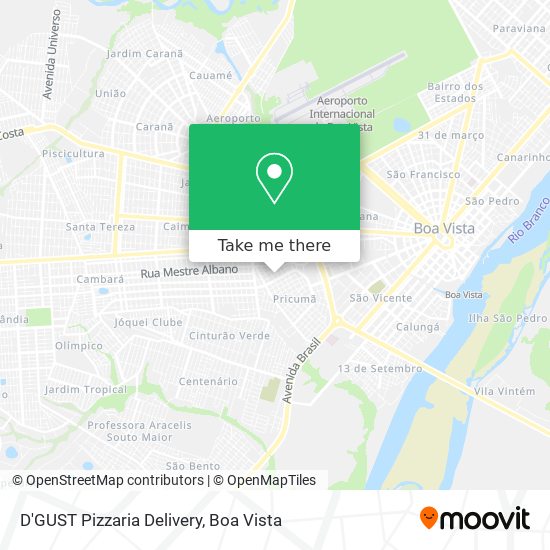 D'GUST Pizzaria Delivery map