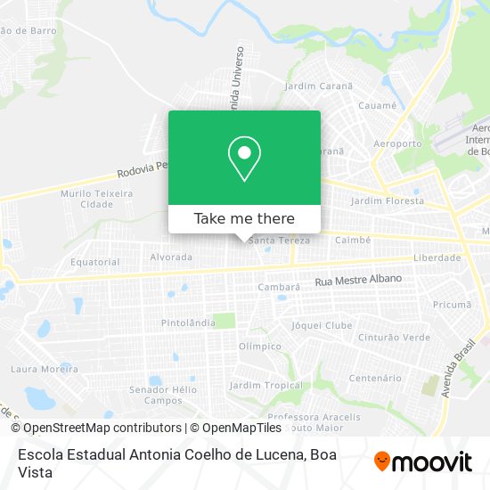 Mapa Escola Estadual Antonia Coelho de Lucena