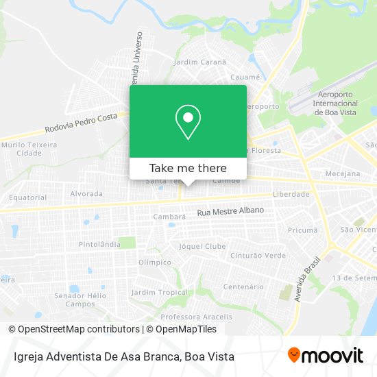 Igreja Adventista De Asa Branca map