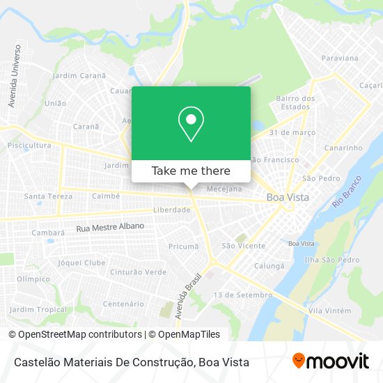 Castelão Materiais De Construção map