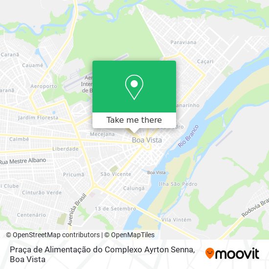 Praça de Alimentação do Complexo Ayrton Senna map