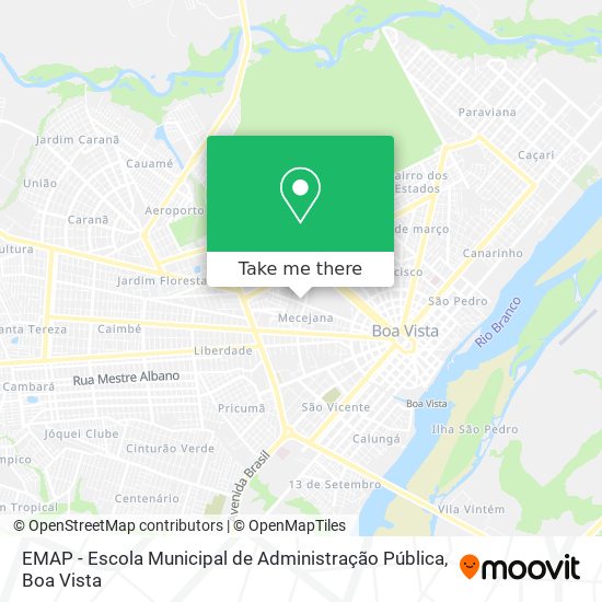 EMAP - Escola Municipal de Administração Pública map