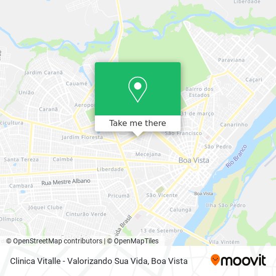Clinica Vitalle - Valorizando Sua Vida map
