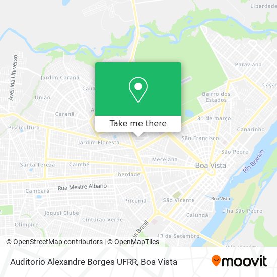 Auditorio Alexandre Borges UFRR map