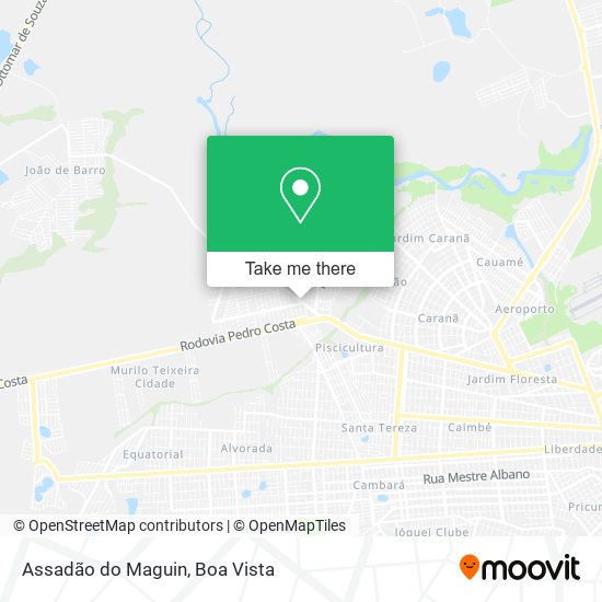 Assadão do Maguin map