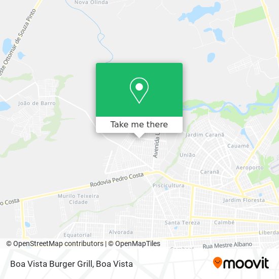 Boa Vista Burger Grill map