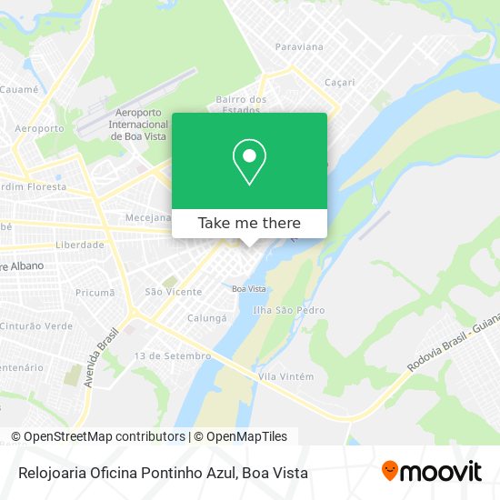 Relojoaria Oficina Pontinho Azul map