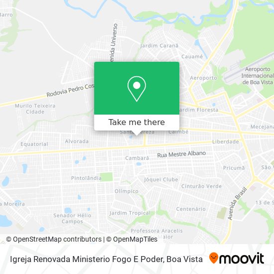 Mapa Igreja Renovada Ministerio Fogo E Poder