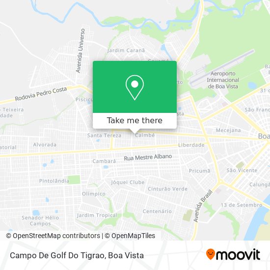 Campo De Golf Do Tigrao map
