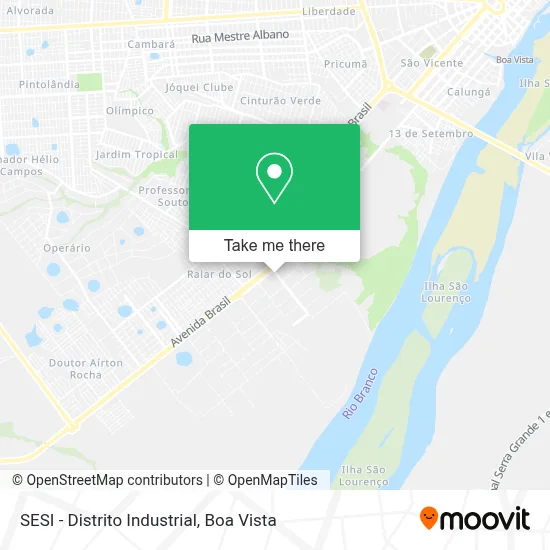 SESI - Distrito Industrial map