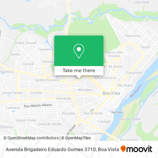 Avenida Brigadeiro Eduardo Gomes 3710 map