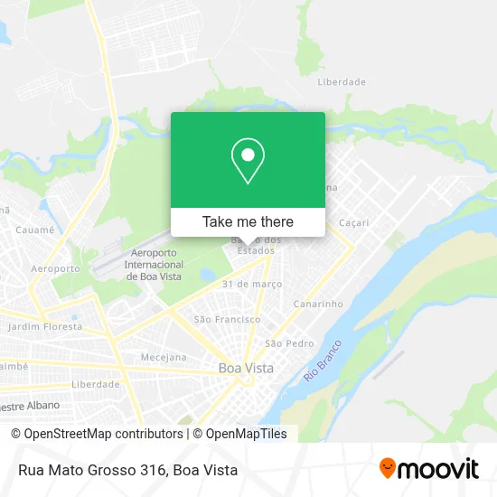 Rua Mato Grosso 316 map