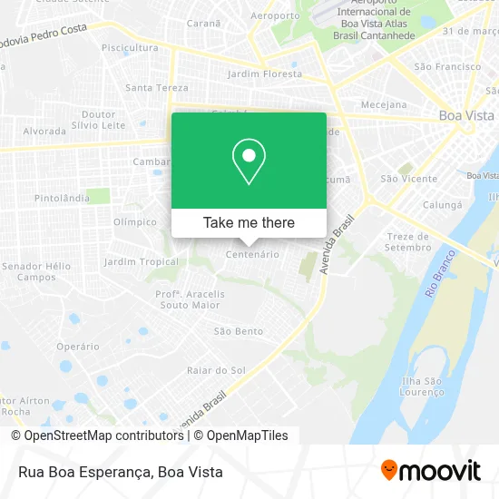 Rua Boa Esperança map