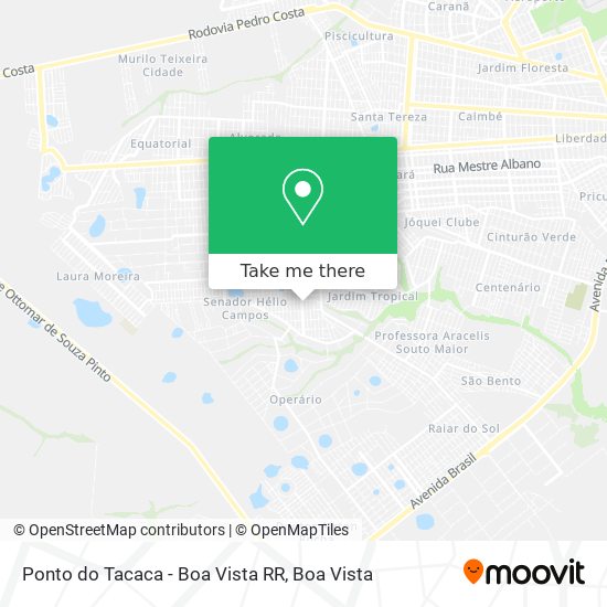 Ponto do Tacaca - Boa Vista RR map