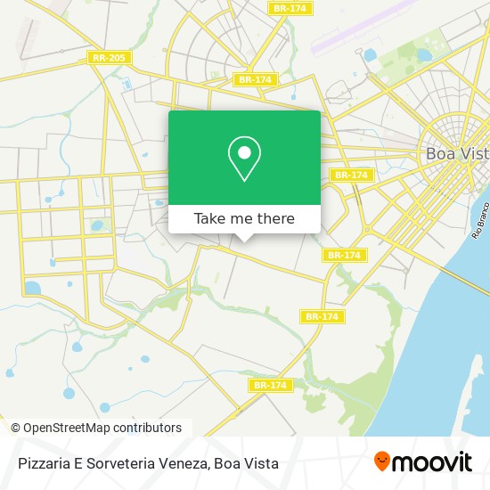 Mapa Pizzaria E Sorveteria Veneza